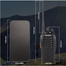 Kit Rádio Comunicador Walk Talk Baofeng 777s com 16 Canais Alcance de 12km