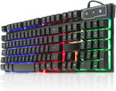 Teclado Gamer Semi Mecânico Led Luminoso Profissional Abnt2 Brasil Domine o Jogo  Ilumine Jogada Performance e Jogabilidade