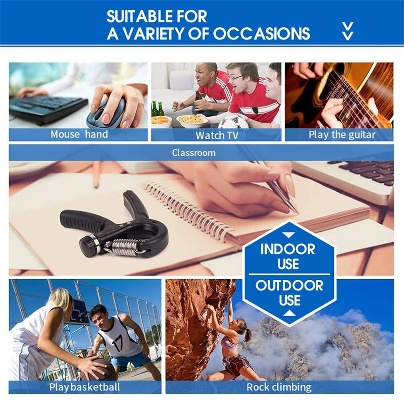 R Em Forma De Primavera Grip, Força De Pulso Profissional, Músculo Do Braço, Dedo Treinamento De Reabilitação, Exercício De Fitness Equipment