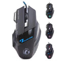 Brasil mouse x7 botão retroiluminado mouse ergonômico 5500 dpi mouse ajustável, adequado para pc laptop desktop mouse