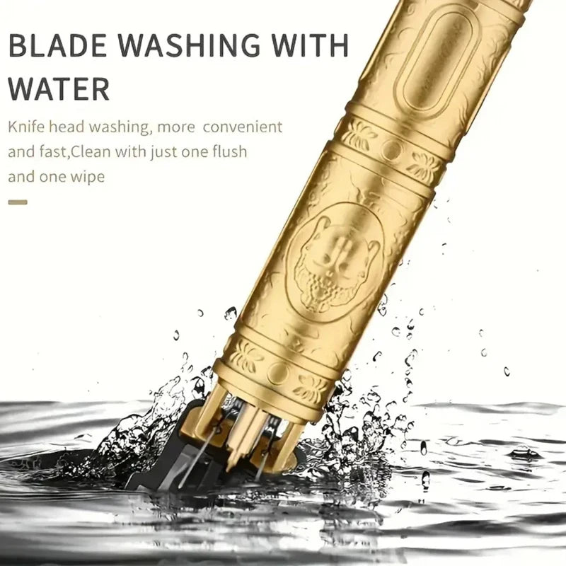 Máquina de cortar cabelo profissional para homens - sem fio recarregável Zero Gapped T-Blade Aparador de cabelo elétrico