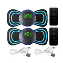 Mini portátil ems pescoço massageador elétrico maca de pescoço para alívio da dor muscular cervical e remendo de massagem de relaxamento de ombro