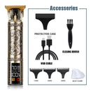 Máquina de cortar cabelo profissional para homens - sem fio recarregável Zero Gapped T-Blade Aparador de cabelo elétrico