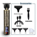 Máquina de cortar cabelo profissional para homens - sem fio recarregável Zero Gapped T-Blade Aparador de cabelo elétrico