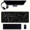 1pc grande mouse pad, tapete de mesa de jogos de escritório, base de borracha antiderrapante lavável mouse pad para trabalho, jogos e escritório