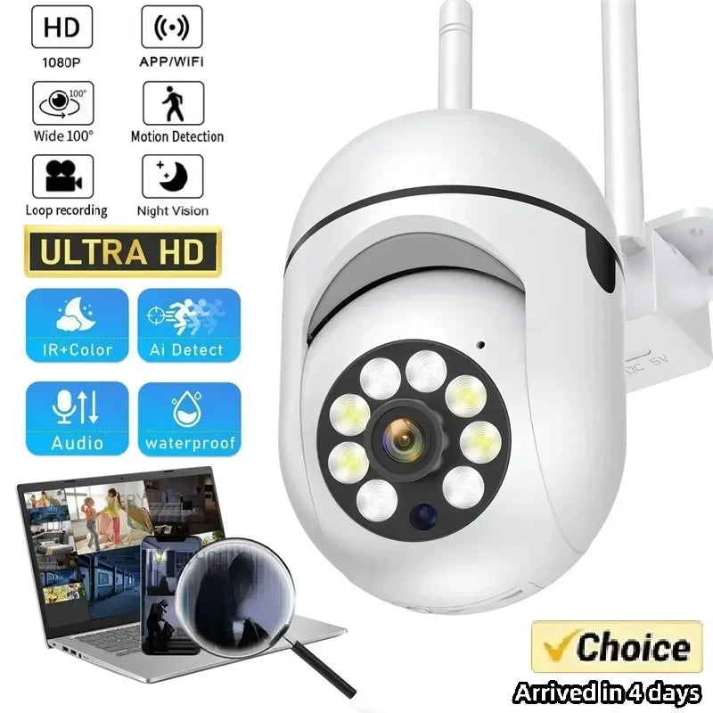 Câmera bulbo a7, rede sem fio, controle inteligente de inclinação panorâmica wi-fi, câmera de monitoramento de segurança doméstica interna e externa 2.4g wif