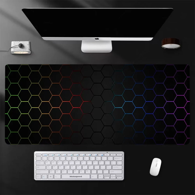 Gaming mouse pad mousepad gamer tapete de mesa grande teclado xll tapete superfície da mesa do computador para acessórios xl ped mauspad