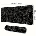 1pc grande mouse pad, tapete de mesa de jogos de escritório, base de borracha antiderrapante lavável mouse pad para trabalho, jogos e escritório